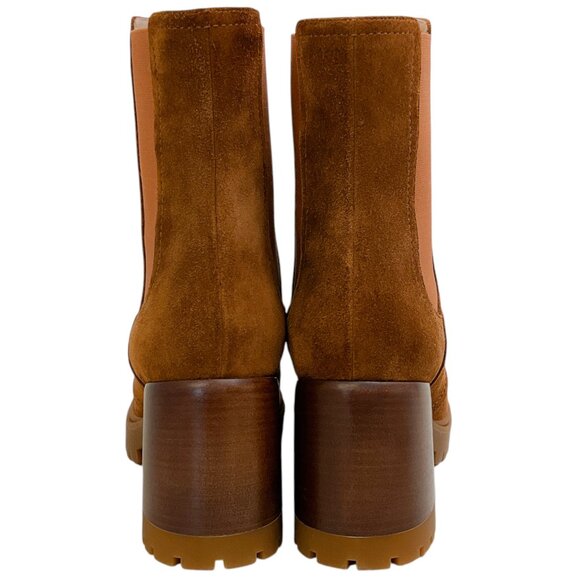 Casadei Cognac Suede Nomad Boots - Picture 5 of 7